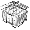 Sears 69768536 model no. 697.685361 10'x9' storage building diagram