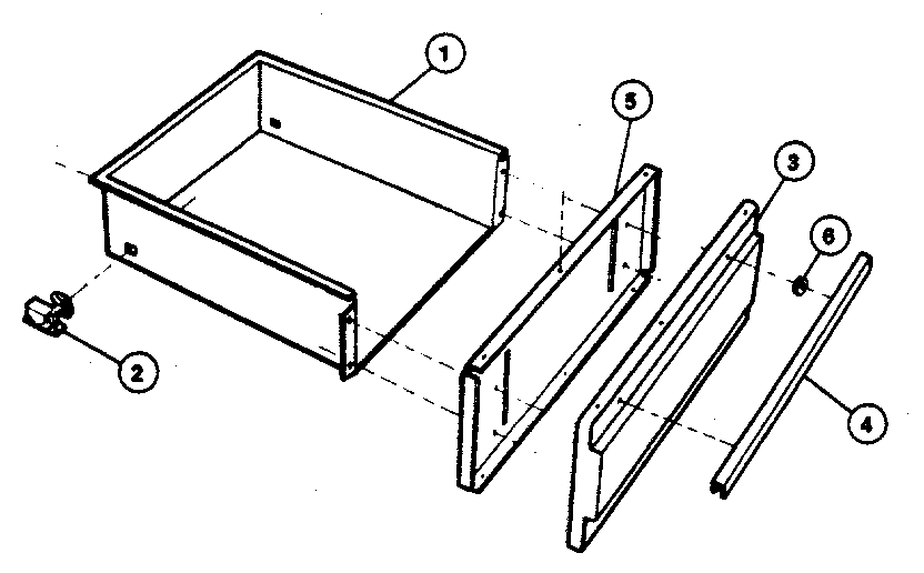 Kenmore 66328(1988) drawer diagram