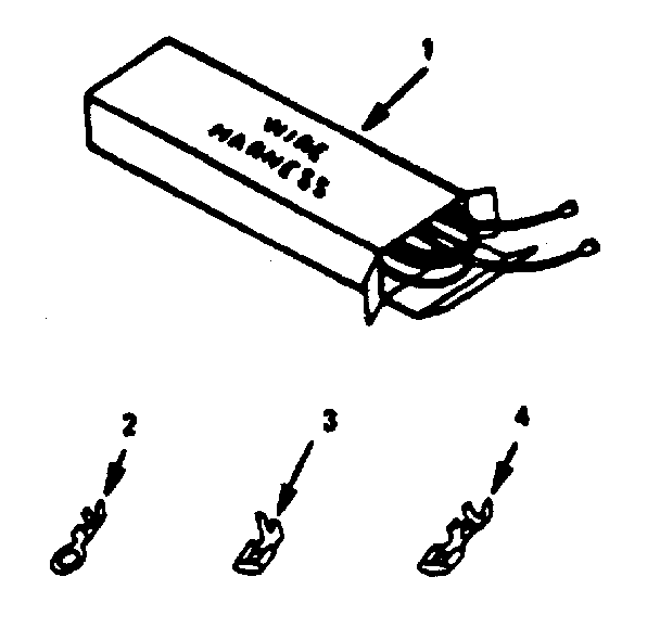 Kenmore 9114628810 wire harnesses and options diagram
