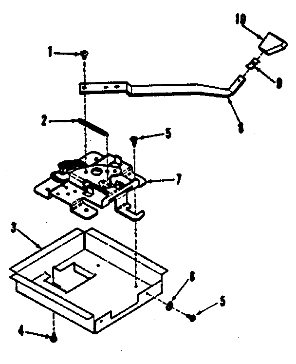 Kenmore 9114698810 door lock section diagram