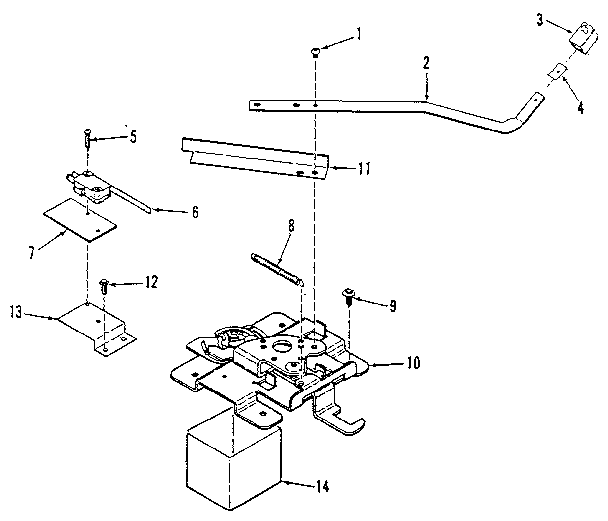 Kenmore 9116428810 power lock section diagram