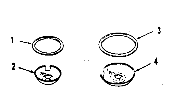 Kenmore 9119398710 optional porcelain pan and chrome ring kit no. 8068410 diagram