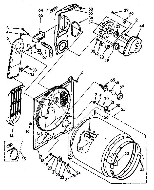 Kenmore 11086477110 bulkhead diagram