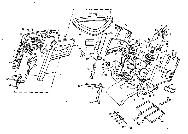Craftsman 900795810 replacement parts diagram