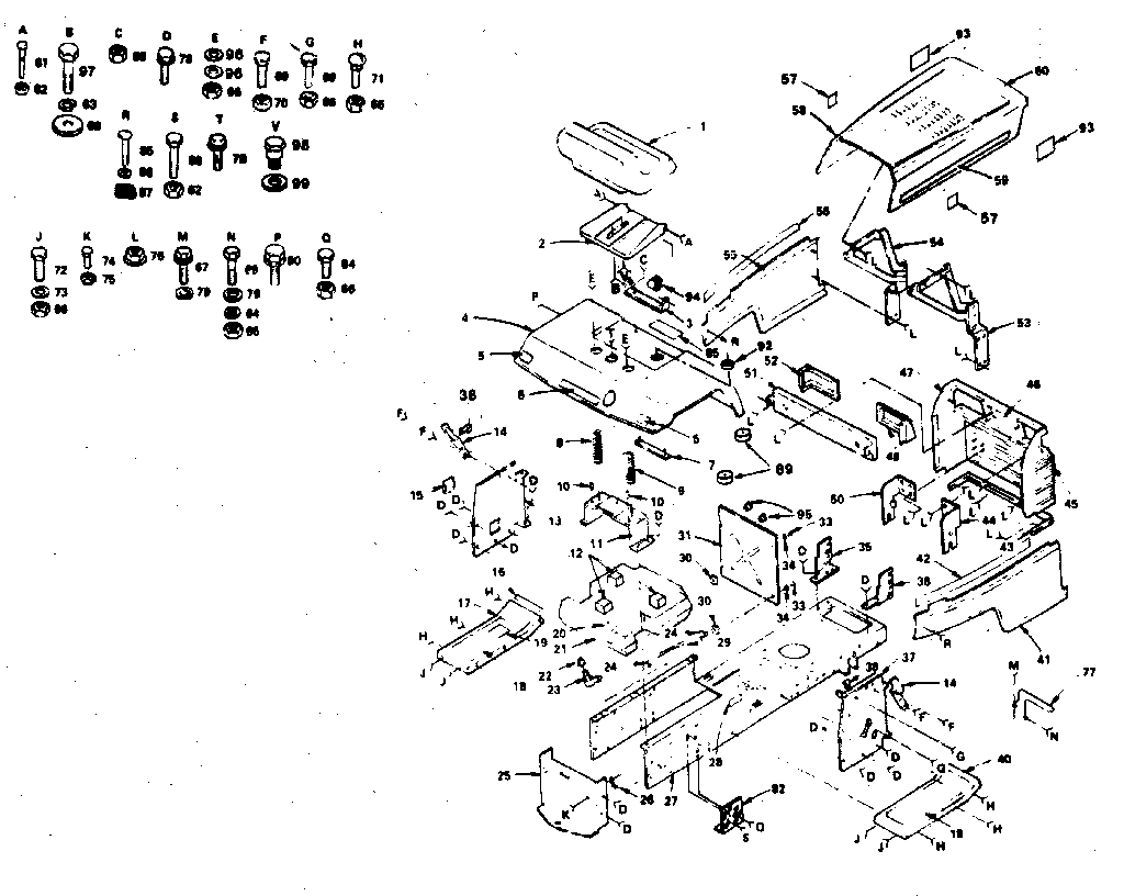 Craftsman 917254360 chassis and enclosures diagram