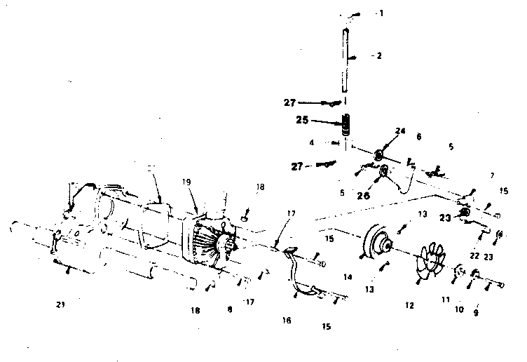 Craftsman 917254360 differential and pump assembly diagram
