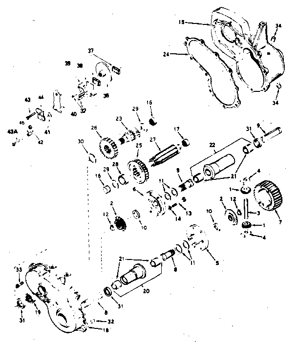 Craftsman 917254360 transaxle diagram