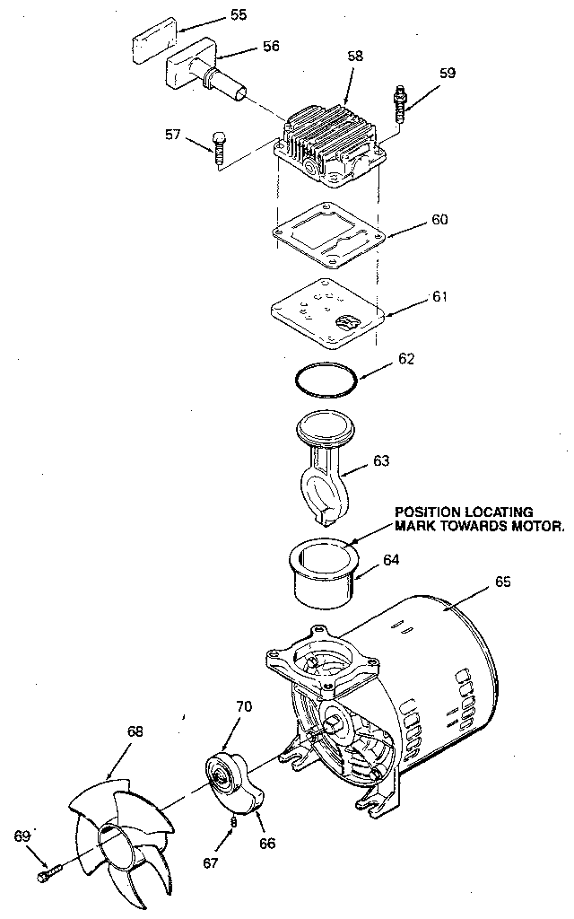 Craftsman 919154120 compressor pump diagram