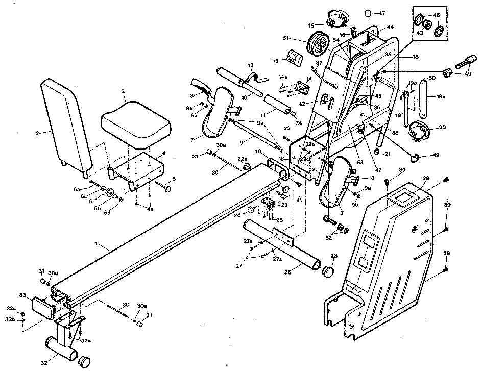 Proform RBSX3 unit parts diagram