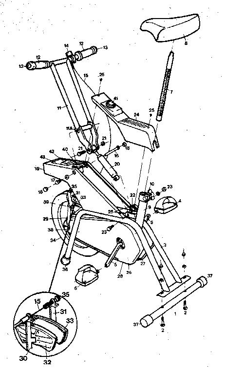 Proform EB7721 unit parts diagram