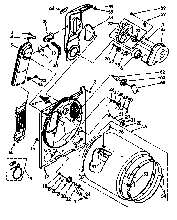 Kenmore 11086682320 bulkhead parts diagram