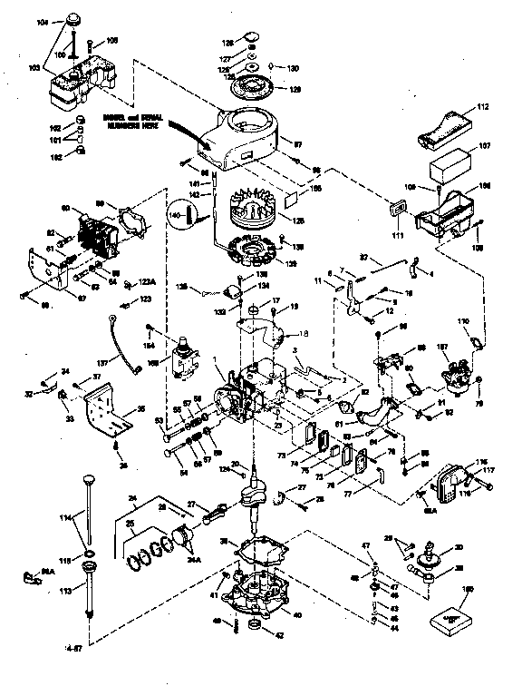 Craftsman 502254141 engine diagram