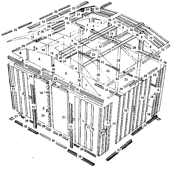 Sears 697687631 replacement parts diagram