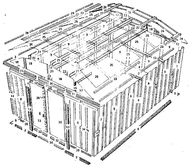 Sears 697687641 replacement parts diagram