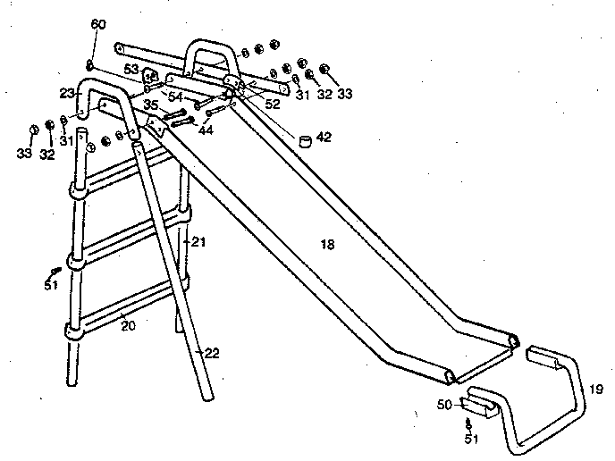 Sears 786720640 slide assembly diagram