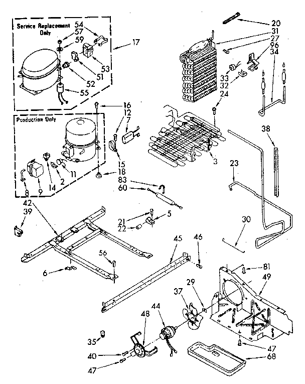 Whirlpool ED20AKXSN00 unit diagram