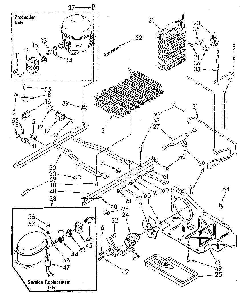 Whirlpool ED22DWXTG00 unit diagram