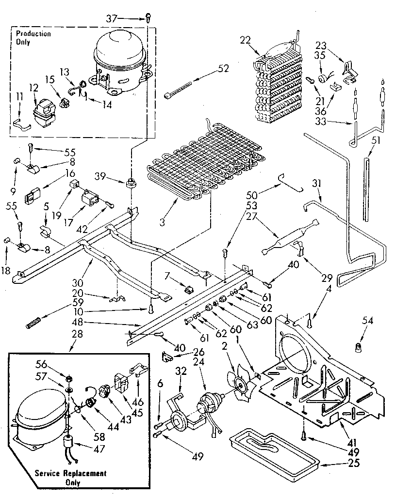 Whirlpool ED25DWXTF00 unit diagram