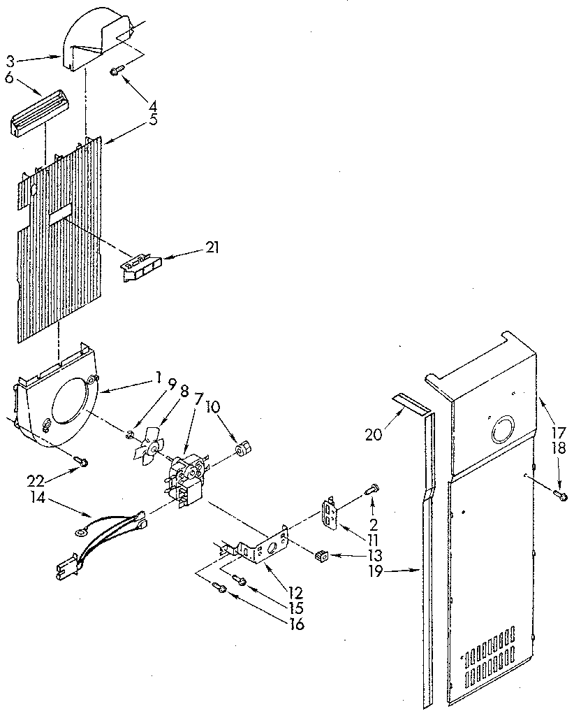 Whirlpool ED25DWXTF00 air flow diagram