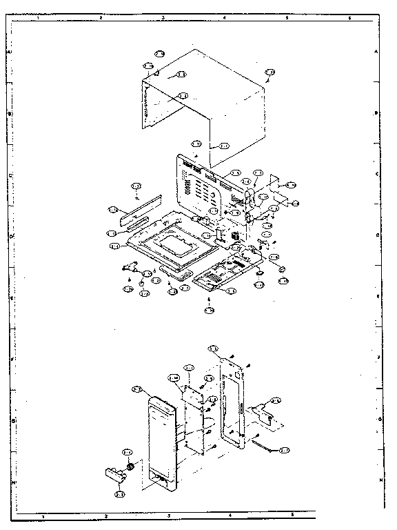 Kenmore 99766 (1988) housing assembly diagram