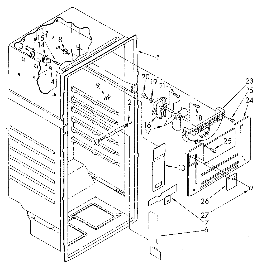 Whirlpool ET14JKYSN02 liner diagram