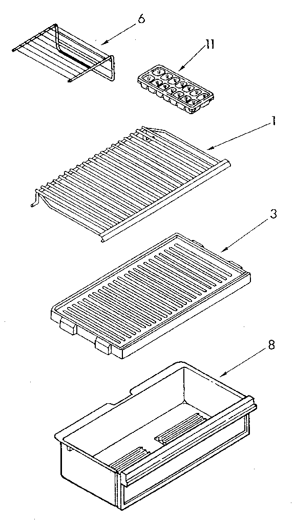 Whirlpool ET14JKYSN02 shelf diagram