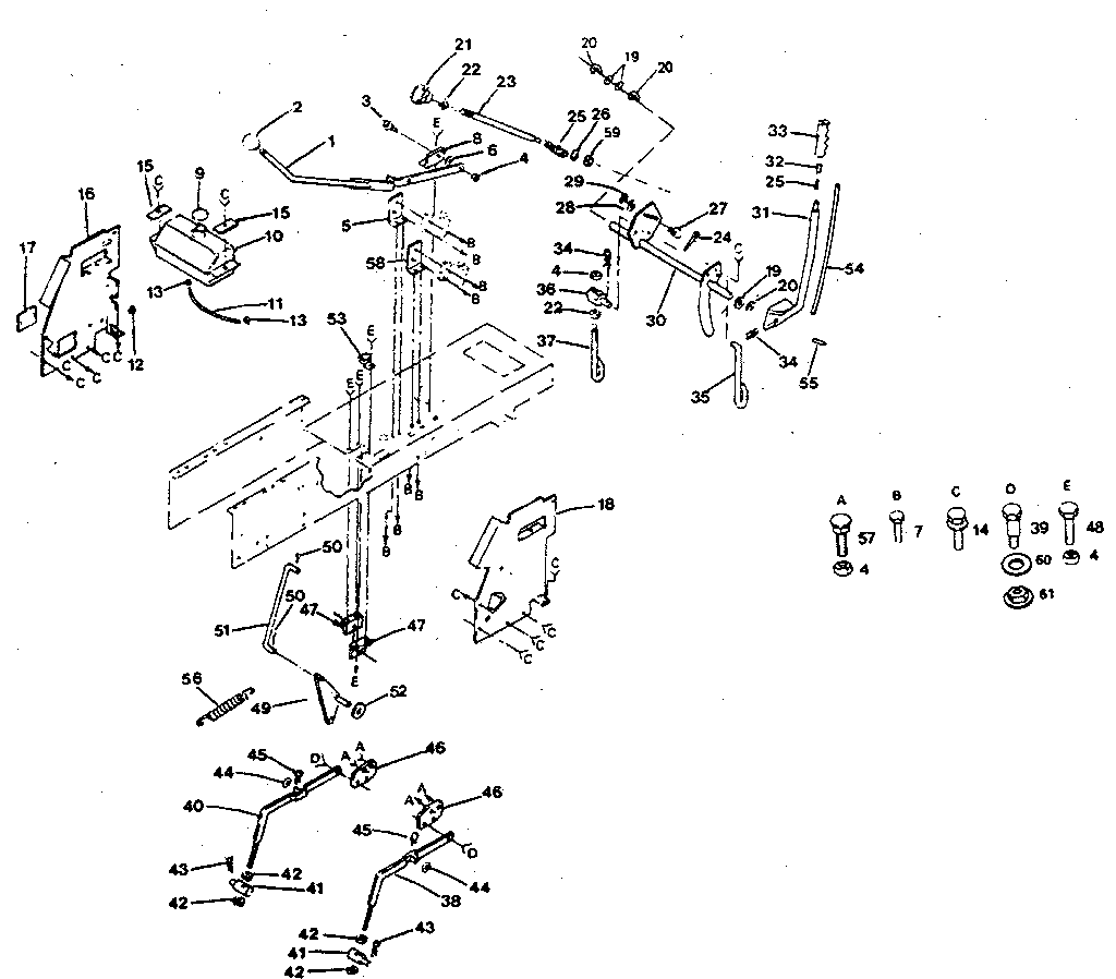 Craftsman 917254560 lift adjustment diagram