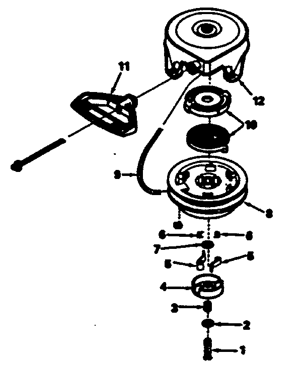 Craftsman 536885020 rewind starter diagram