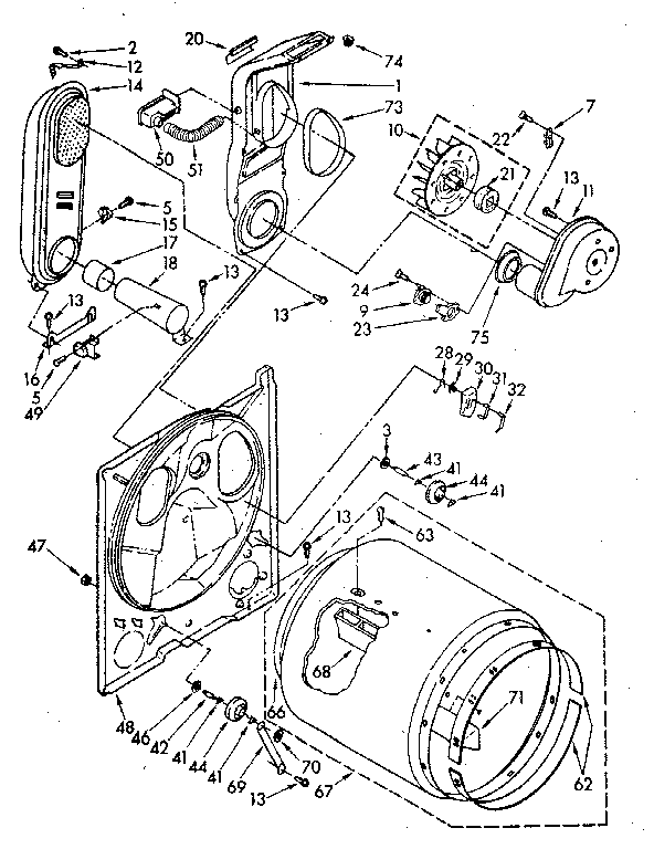 Whirlpool LG7801XSN1 bulkhead diagram
