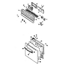Kenmore 21131 (1988) door assembly diagram