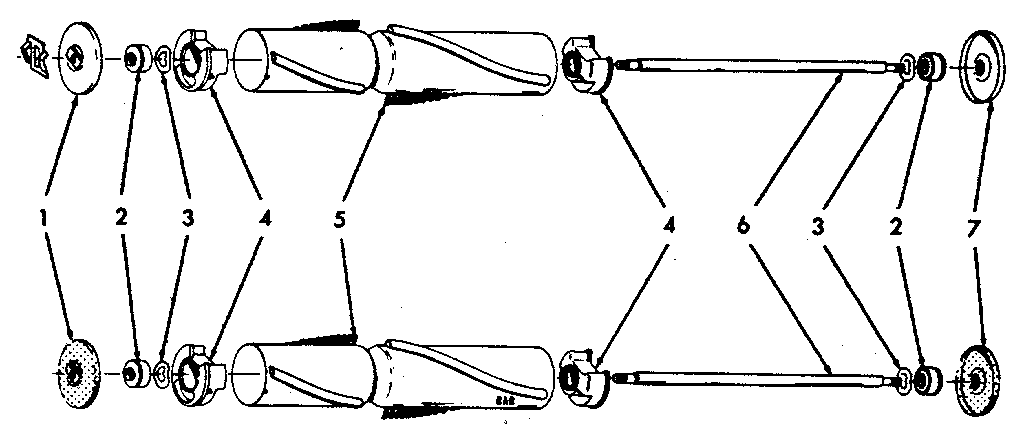 Hoover U4377-935 agitator diagram