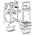 GE TBF16SJC cabinet diagram