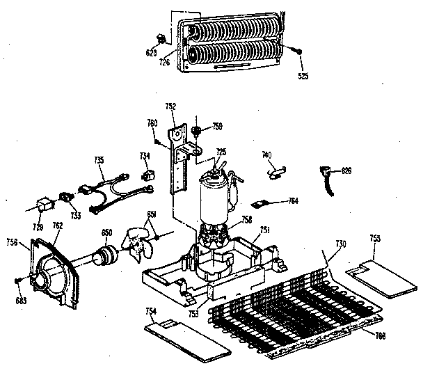 Kenmore 3638785780 unit diagram