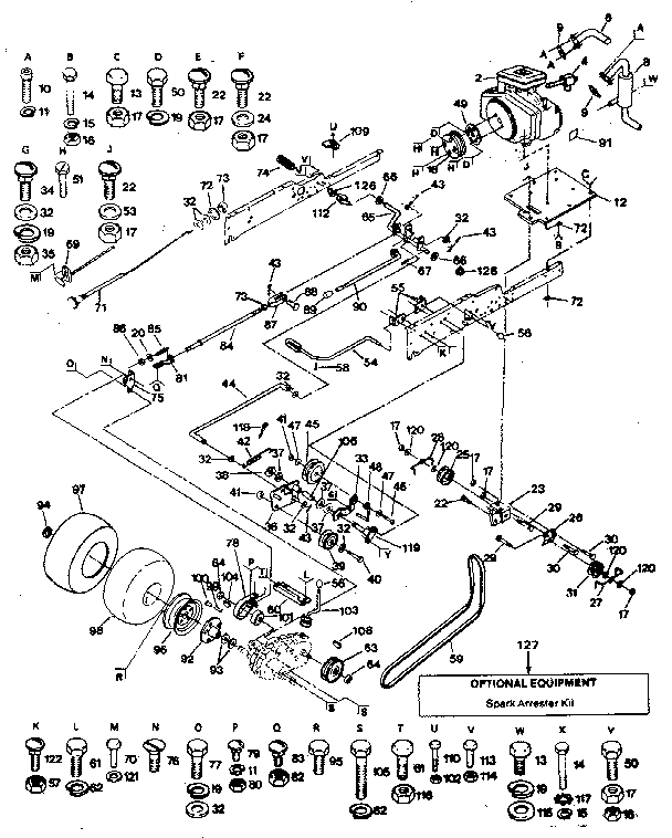 Craftsman 917255914 ground drive diagram
