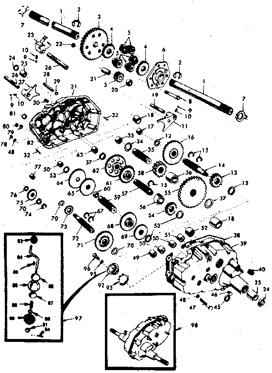 Craftsman 917255914 transaxle diagram