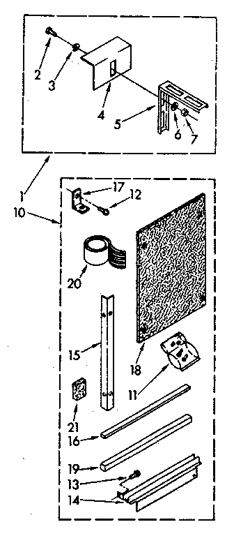 Kenmore 1068760781 installation diagram