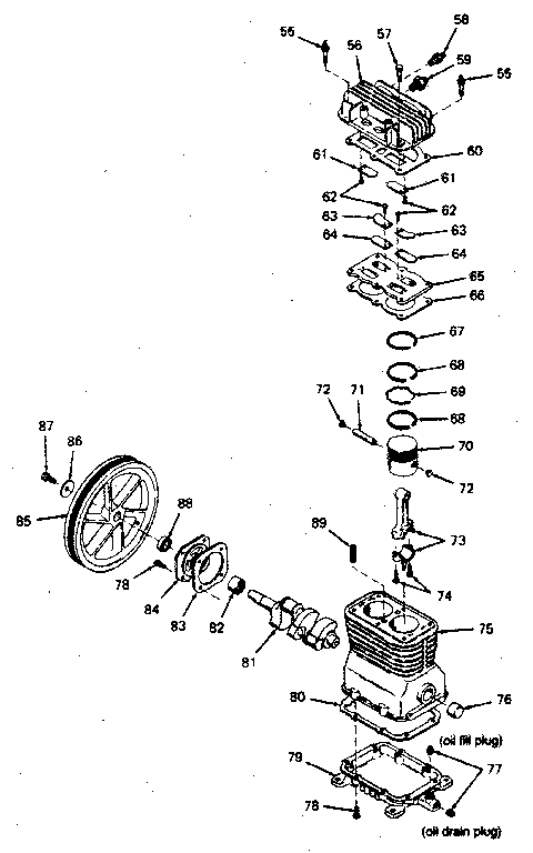 Craftsman 919176990 compressor pump diagram diagram