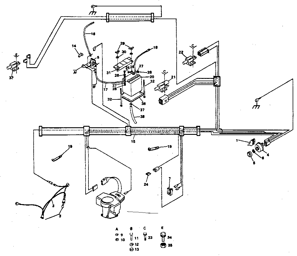 Craftsman 917254310-1987 electrical diagram