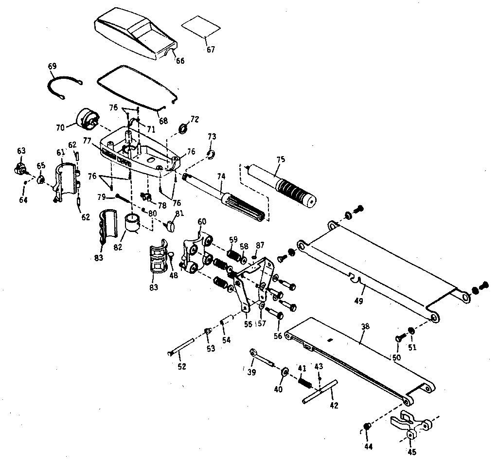 Minn Kota 365M replacement parts diagram