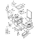 Kenmore 66231 (1988) main body diagram