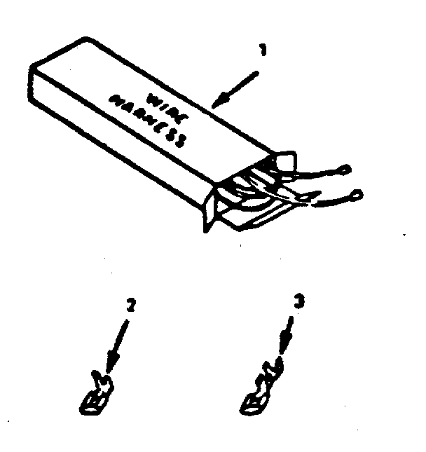 Kenmore 9117398810 wire harnesses and components diagram