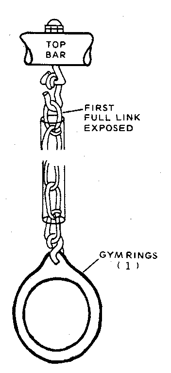 Sears 512720261 gym ring assembly diagram