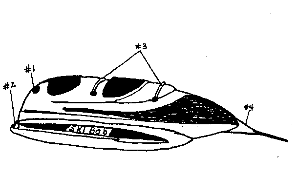 Sevylor ST3000 valve and handel diagram