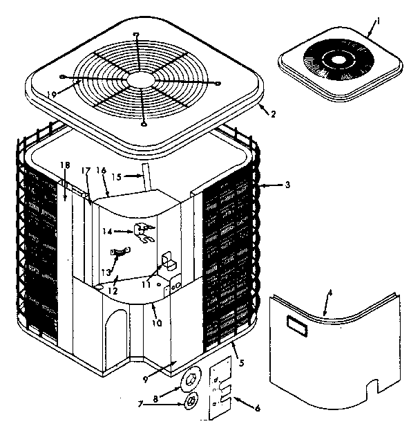 Kenmore 867801410 non-functional replacement parts diagram