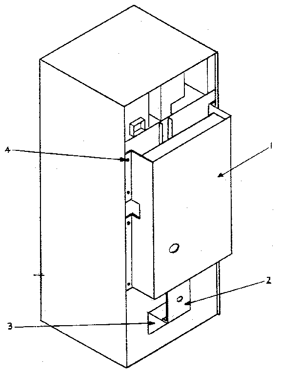 International Dryer ID51.4G backguard - motor guard assemblies diagram
