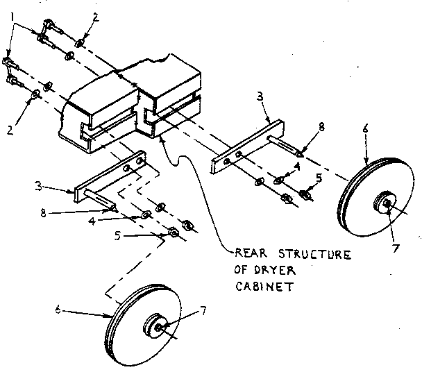 International Dryer ID51.4G dual idler assembly diagram