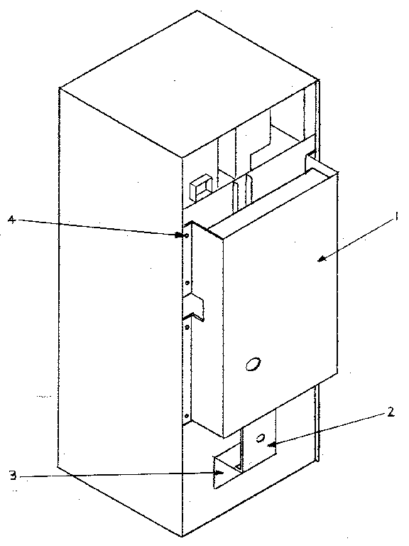 International Dryer ID31.3G backguard - motor guard diagram