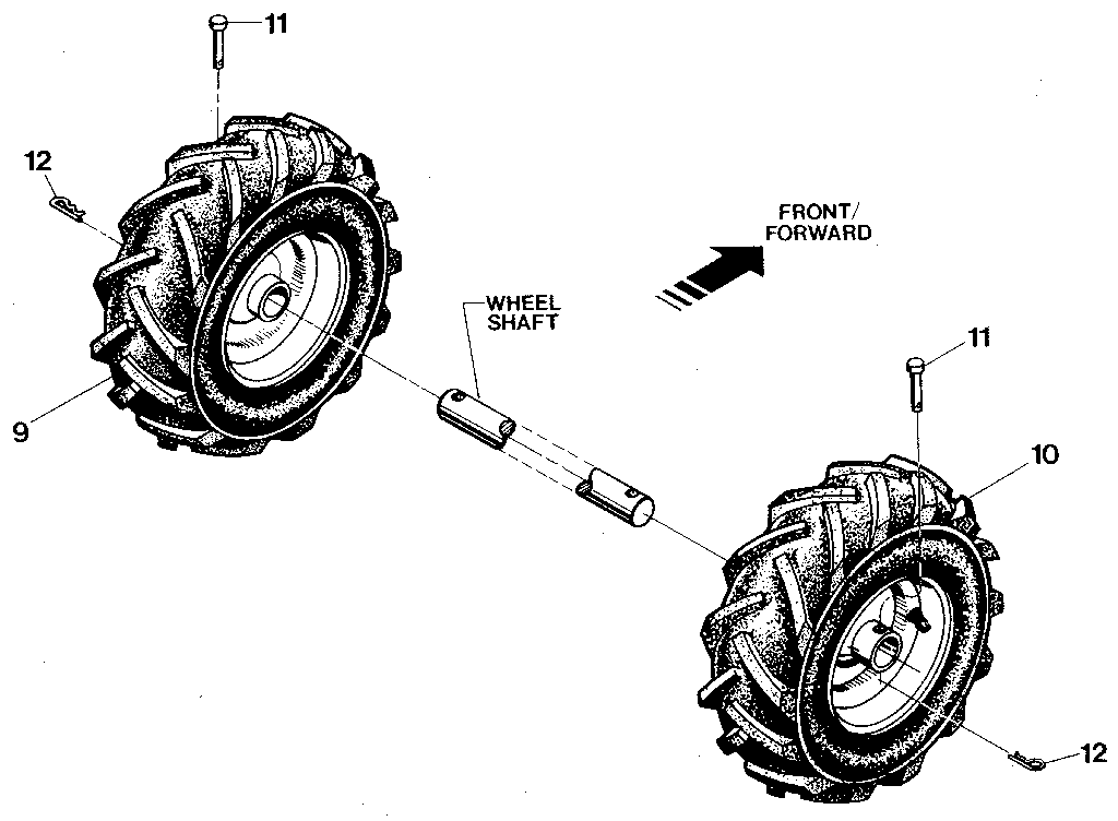 Craftsman 98729904 wheels diagram