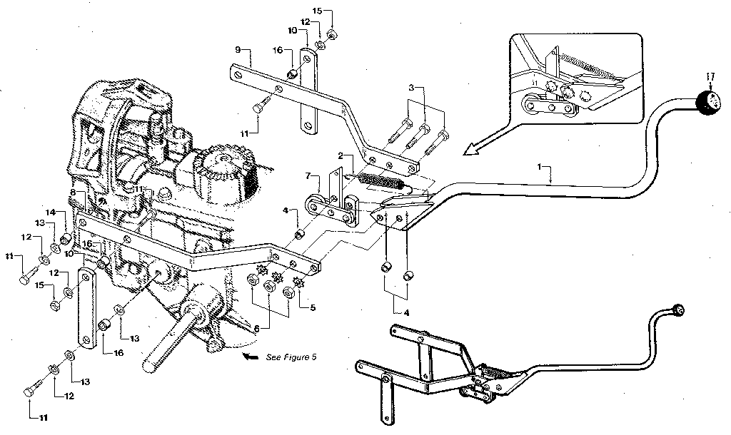 Craftsman 98729908 yoke and roller assembly diagram