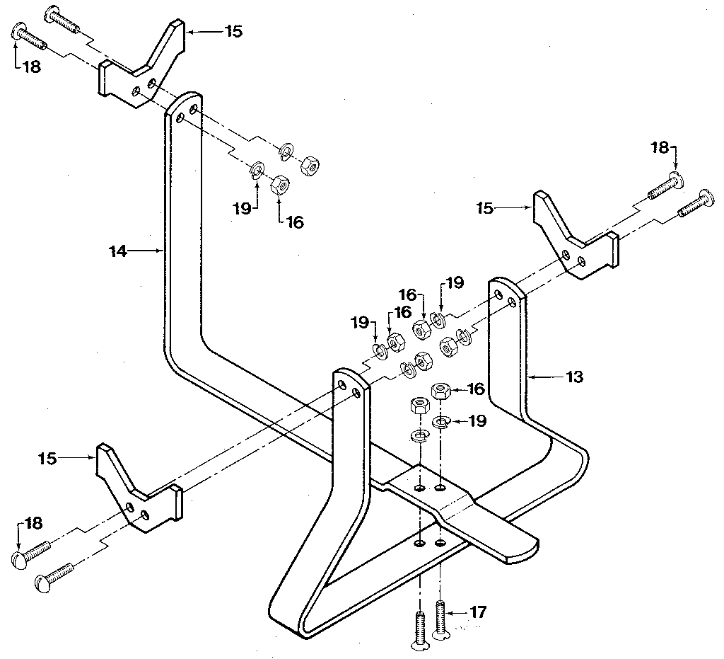 Craftsman 98729908 tine attachment cradle diagram